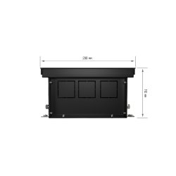 Внутрипольный конвектор Royal Thermo Atrium 110/200/2900-DG-U-LB