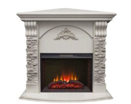 Каминокомплект RealFlame Athena Corner GR STD/EUG/25/25&#039;5 WT с очагом Sparta 25,5 LED