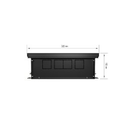 Внутрипольный конвектор Royal Thermo Atrium 110/300/2300-DG-U-BL