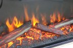 Каминокомплект Royal Flame Ellipse с очагом Vision 60 LOG LED белый с черным