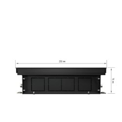 Внутрипольный конвектор Royal Thermo Atrium 75/250/1100-DG-U-BL
