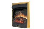 Каминокомплект Royal Flame Dublin RUSTIC (Разборный) с очагом Majestic FX M Brass слоновая кость